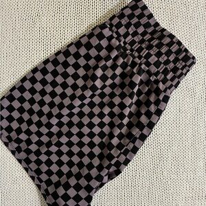 Checkered Athletic Shorts